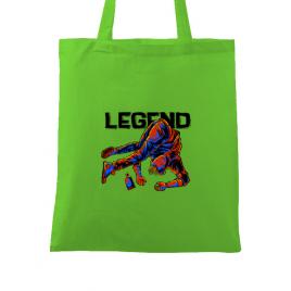 Sacosa din panza legend verde mar