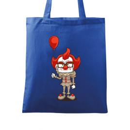 Sacosa din panza nice clown albastru regal