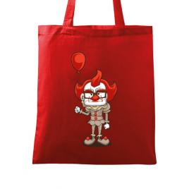 Sacosa din panza nice clown rosu