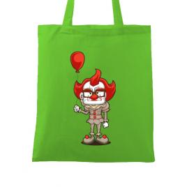Sacosa din panza nice clown verde mar
