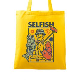 Sacosa din panza selfish galben