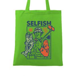 Sacosa din panza selfish verde mar