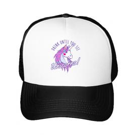 Sapca personalizata lets drink alb