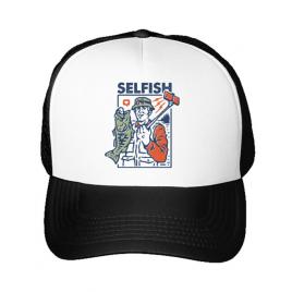 Sapca personalizata selfish alb