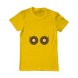 Tricou adler barbat boobs rhythm galben
