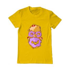 Tricou adler barbat homer donut galben