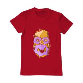 Tricou adler barbat homer donut rosu