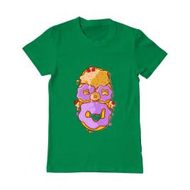 Tricou adler barbat homer donut verde mediu