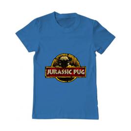 Tricou adler barbat jurassic pug albastru azuriu
