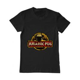 Tricou adler barbat jurassic pug negru