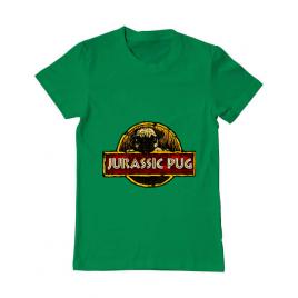 Tricou adler barbat jurassic pug verde mediu