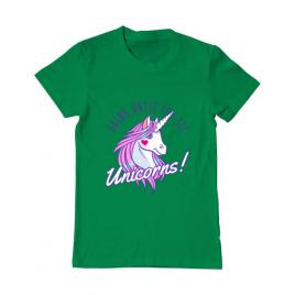 Tricou adler barbat lets drink verde mediu