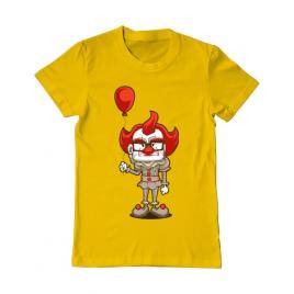 Tricou adler barbat nice clown galben
