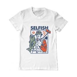 Tricou adler barbat selfish alb