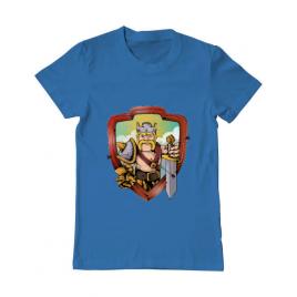 Tricou adler barbat the barbarian albastru azuriu