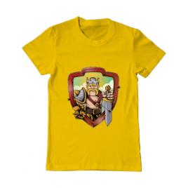 Tricou adler barbat the barbarian galben