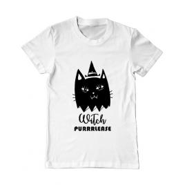 Tricou adler barbat witch purrrlease alb