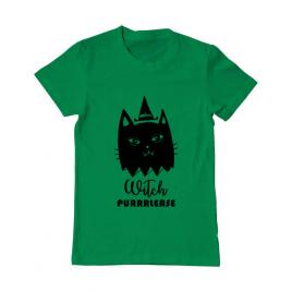 Tricou adler barbat witch purrrlease verde mediu