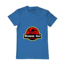 Tricou adler barbat worked out albastru azuriu