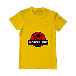 Tricou adler barbat worked out galben