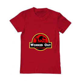 Tricou adler barbat worked out rosu