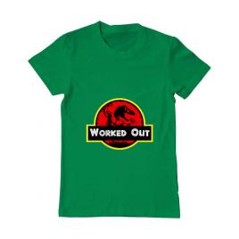Tricou adler barbat worked out verde mediu