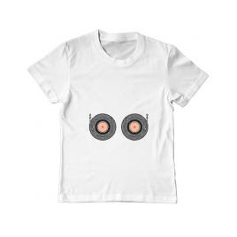 Tricou adler copil boobs rhythm alb