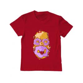 Tricou adler copil homer donut rosu