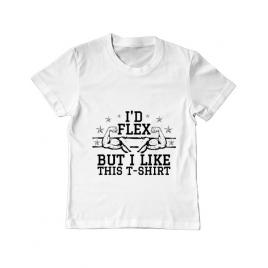 Tricou adler copil i like this tshirt alb