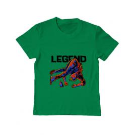 Tricou adler copil legend verde mediu