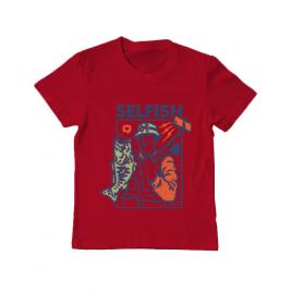 Tricou adler copil selfish rosu