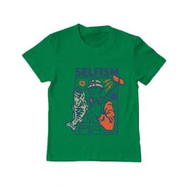 Tricou adler copil selfish verde mediu
