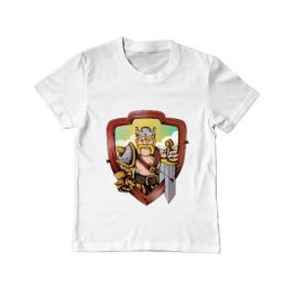 Tricou adler copil the barbarian alb