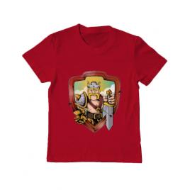 Tricou adler copil the barbarian rosu
