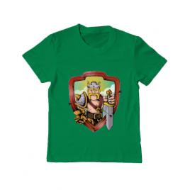 Tricou adler copil the barbarian verde mediu