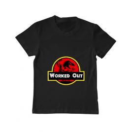 Tricou adler copil worked out negru