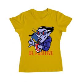 Tricou adler dama be positive galben
