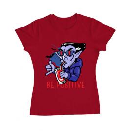 Tricou adler dama be positive rosu