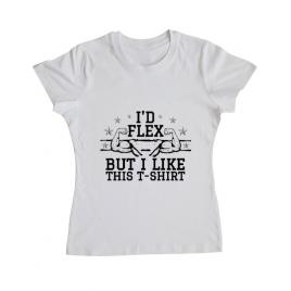Tricou adler dama i like this tshirt alb