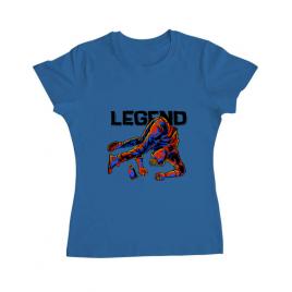 Tricou adler dama legend albastru azuriu