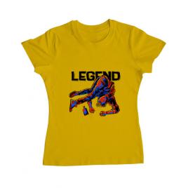Tricou adler dama legend galben