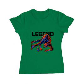 Tricou adler dama legend verde mediu