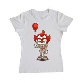 Tricou adler dama nice clown alb