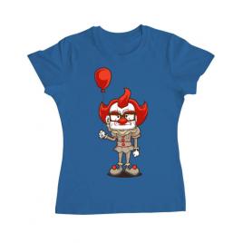 Tricou adler dama nice clown albastru azuriu
