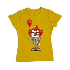 Tricou adler dama nice clown galben