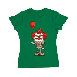 Tricou adler dama nice clown verde mediu