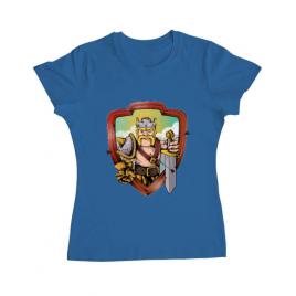 Tricou adler dama the barbarian albastru azuriu