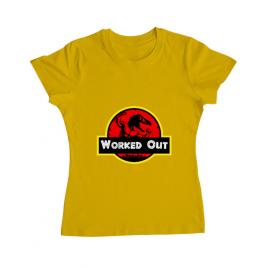 Tricou adler dama worked out galben