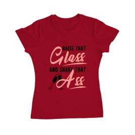 Tricou petrecerea burlacitelor adler raise that ass rosu
