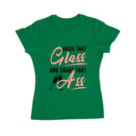 Tricou petrecerea burlacitelor adler raise that ass verde